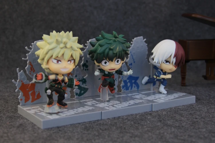9-10CM Q version Japanese anime figure My Hero Academia Todoroki Shoto/Midoriya izuku/Bakugou Katsuki action figure
9-10CM Q version Japanese anime figure My Hero Academia Todoroki Shoto/Midoriya izuku/Bakugou Katsuki action figure