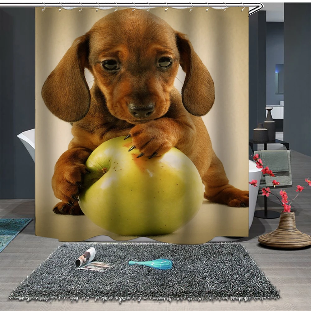 Custom Made Shower Curtain Bathroom Curtain Partition 1.5 x 1.8m 1.8 x 1.8m 1.8 x 2m Dog Puppy
Custom Made Shower Curtain Bathroom Curtain Partition 1.5 x 1.8m 1.8 x 1.8m 1.8 x 2m Dog Puppy