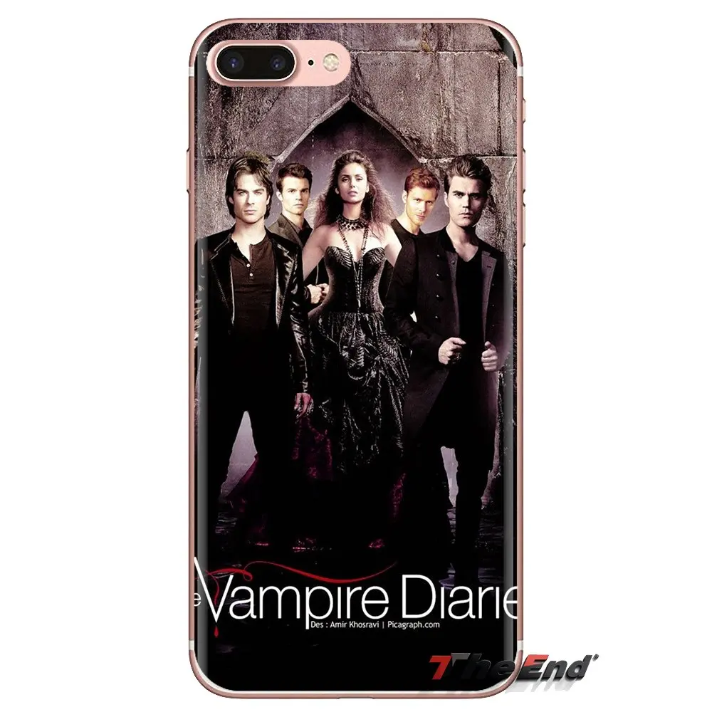 Silicone Phone Case Covers For Samsung Galaxy S3 S4 S5 Mini S6 S7 Edge S8 S9 S10 Plus Note 3 4 5 8 9 tv show The Vampire Diaries |