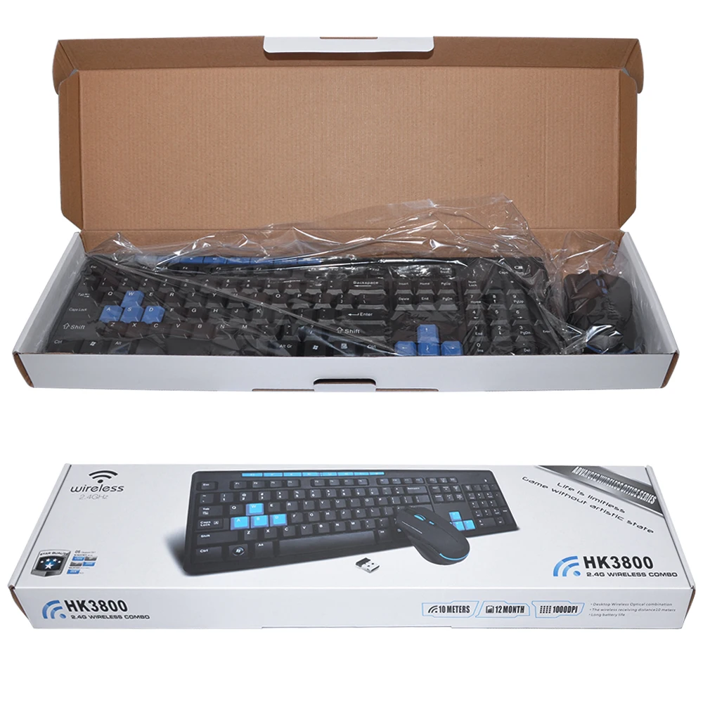 DeepFox 2.4G USB Wireless Keyboard Mouse Combo Mute Mice Waterproof Keypad Kit Set Multimedia keys For Windows Computer
DeepFox 2.4G USB Wireless Keyboard Mouse Combo Mute Mice Waterproof Keypad Kit Set Multimedia keys For Windows Computer