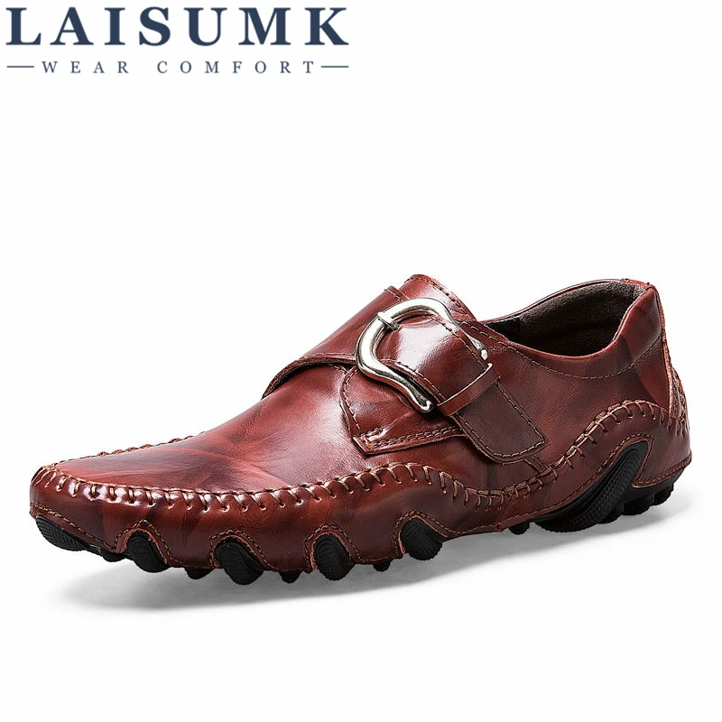 LAISUMK Fashion Autumn Style Soft Moccasins Men Loafers High Quality Genuine Leather Shoes Men Flats
LAISUMK Fashion Autumn Style Soft Moccasins Men Loafers High Quality Genuine Leather Shoes Men Flats