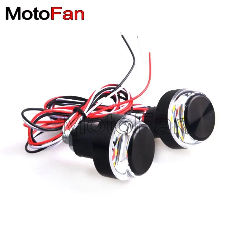 Universal Motorcycle LED Street Bike 7/8" Handlebar Bar Ends Grips Plugs For Honda Kawasaki Suzuki Yamaha BMW Ducati
Universal Motorcycle LED Street Bike 7/8" Handlebar Bar Ends Grips Plugs For Honda Kawasaki Suzuki Yamaha BMW Ducati