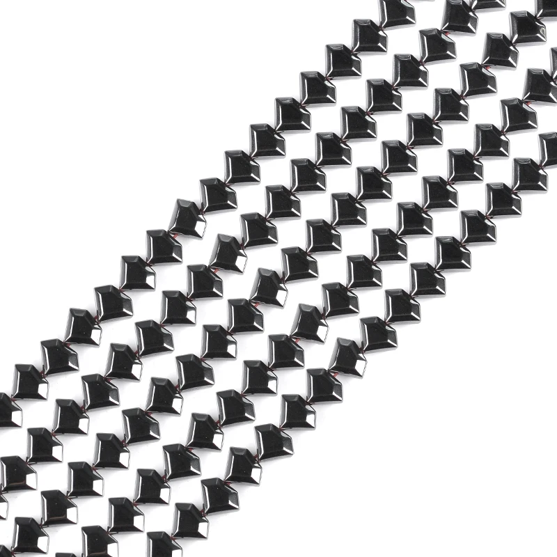 Faceted Rhombus shape beads Loose Black Hematited bead For DIY Jewelry bracelet Making Accessories 8*10*4mm Per Strand Pick size
Faceted Rhombus shape beads Loose Black Hematited bead For DIY Jewelry bracelet Making Accessories 8*10*4mm Per Strand Pick size