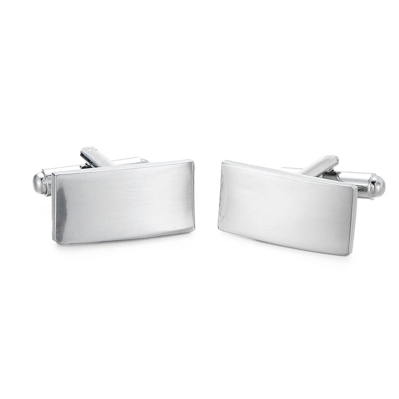 Silvery rectangle laser metal cufflinks, French shirt groom wedding clothing accessories, 1 pairs of free delivery
Silvery rectangle laser metal cufflinks, French shirt groom wedding clothing accessories, 1 pairs of free delivery