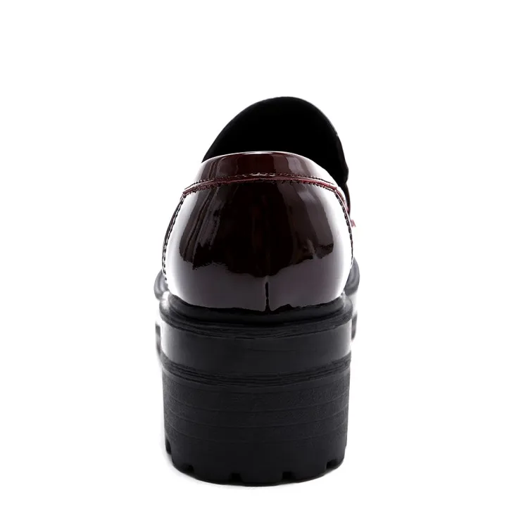 High Guality Patent Leather Flat Oxford Shoes Women Platform Shoes Fashion Tassel Slip-On Casual Creeper Shoes Womens Flats
High Guality Patent Leather Flat Oxford Shoes Women Platform Shoes Fashion Tassel Slip-On Casual Creeper Shoes Womens Flats