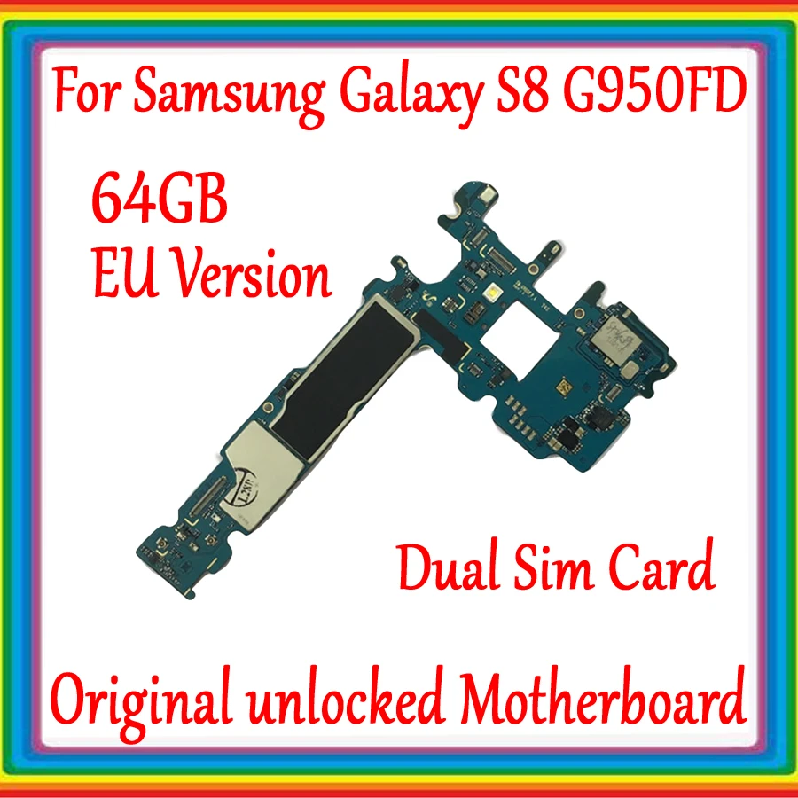 Оригинальная разблокированная материнская плата для Samsung Galaxy S8 G950FD с системой Android для Galaxy S8 G950FD логическая плата 64 Гб Европейская версия
Оригинальная разблокированная материнская плата для Samsung Galaxy S8 G950FD с системой Android для Galaxy S8 G950FD логическая плата 64 Гб Европейская версия