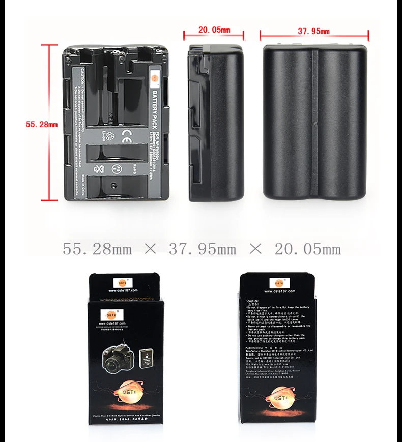 2 pcs DSTE 2300MmAh NP-FM500 FM500H Battery for Sony A850 A900 A100 A57 A700 A700K A700P A700Z A450 A550 A350X | Электроника