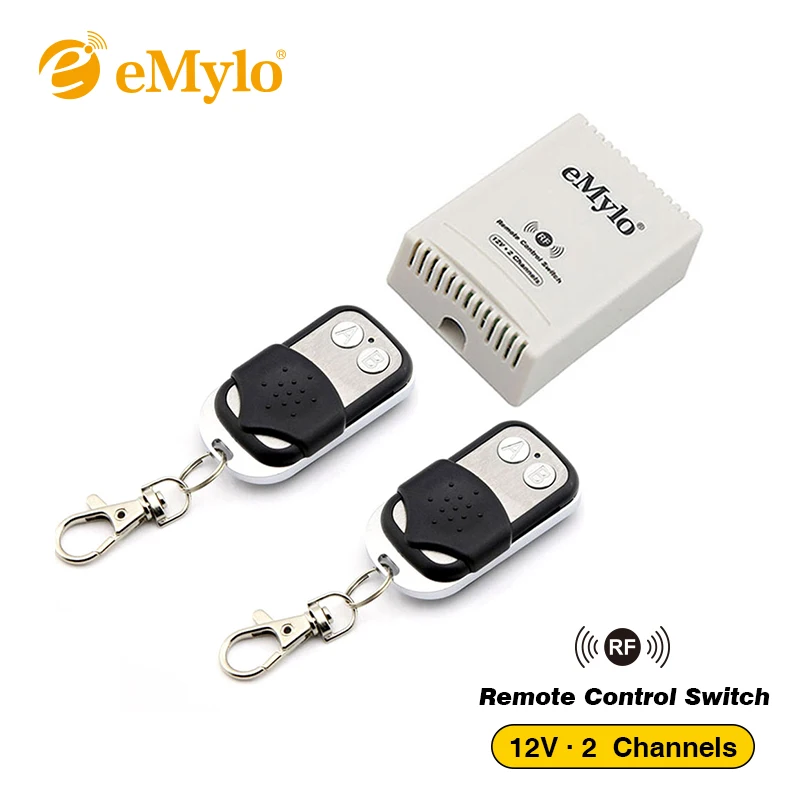 EMylo RF DC12V умный переключатель беспроводной дистанционный выключатель света 433 МГц
