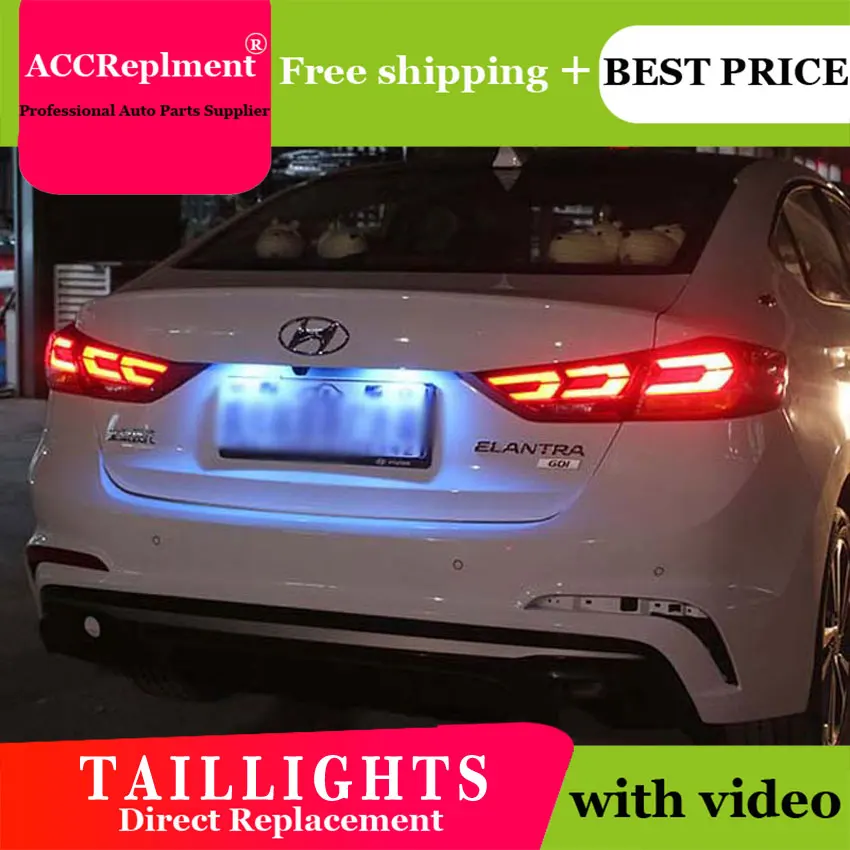 4PCS Car Styling for Hyundai Elantra Taillights 2016-2018 for Elantra LED Tail Lamp+Turn Signal+Brake+Reverse LED light
4PCS Car Styling for Hyundai Elantra Taillights 2016-2018 for Elantra LED Tail Lamp+Turn Signal+Brake+Reverse LED light