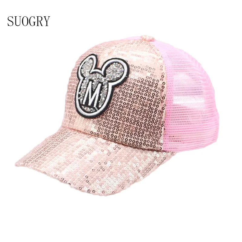 SUOGRY 2019 Baby Girls Sequins M LOGO Horn Baseball Caps Children Snapback Mesh Summer Adjustable Sun Hats Decoration
SUOGRY 2019 Baby Girls Sequins M LOGO Horn Baseball Caps Children Snapback Mesh Summer Adjustable Sun Hats Decoration