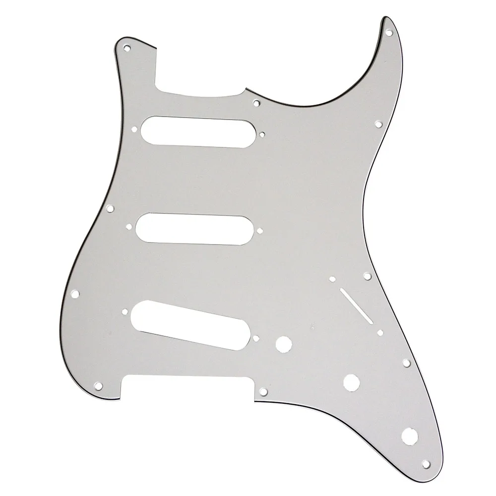 Pleroo Custom Guitar pickgaurd для 72 ཇ винтовых отверстий стандартных S накладка на гитару SSS 3
