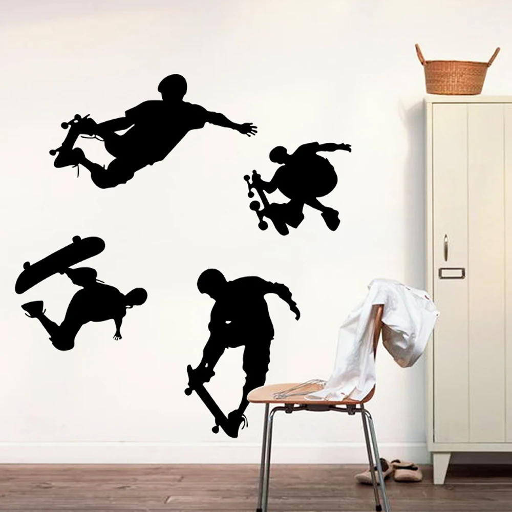 Sports Skateboard Wall Stickers Living Room Bedroom Background Wall Decoration Stickers Creative Stickers
Sports Skateboard Wall Stickers Living Room Bedroom Background Wall Decoration Stickers Creative Stickers