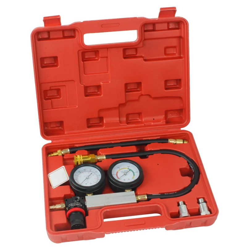 TU-21 Auto Cylinder Engine Leak Leakdown Tester Petrol Engine Compression Leak Detector Tester Gauge Tool Kit
TU-21 Auto Cylinder Engine Leak Leakdown Tester Petrol Engine Compression Leak Detector Tester Gauge Tool Kit