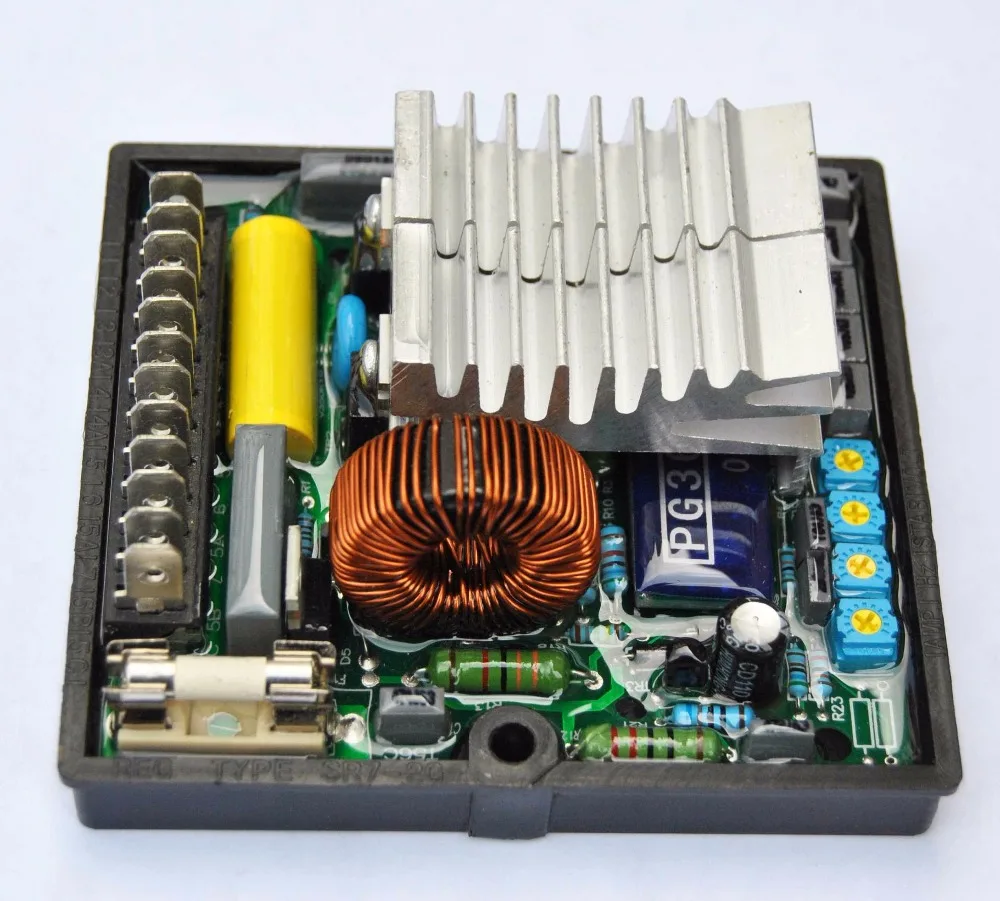 Автоматическая Напряжение регулятор AVR SR7 для генератора SR7-2G
Автоматическая Напряжение регулятор AVR SR7 для генератора SR7-2G