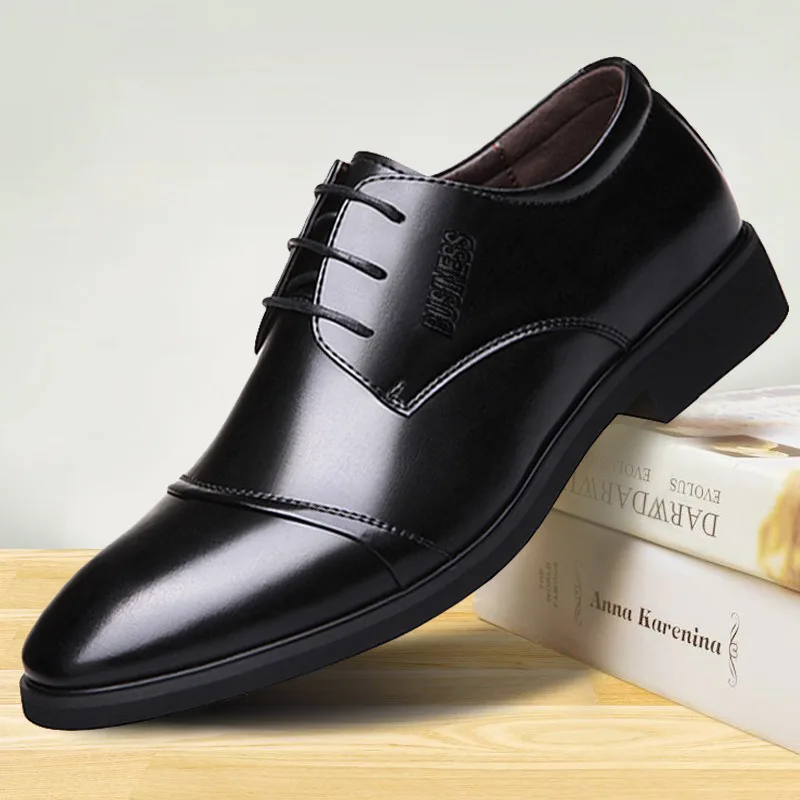 Large size men leather shoes business casual wedding shoes dress shoes men zapatos de hombre formal dress
Large size men leather shoes business casual wedding shoes dress shoes men zapatos de hombre formal dress