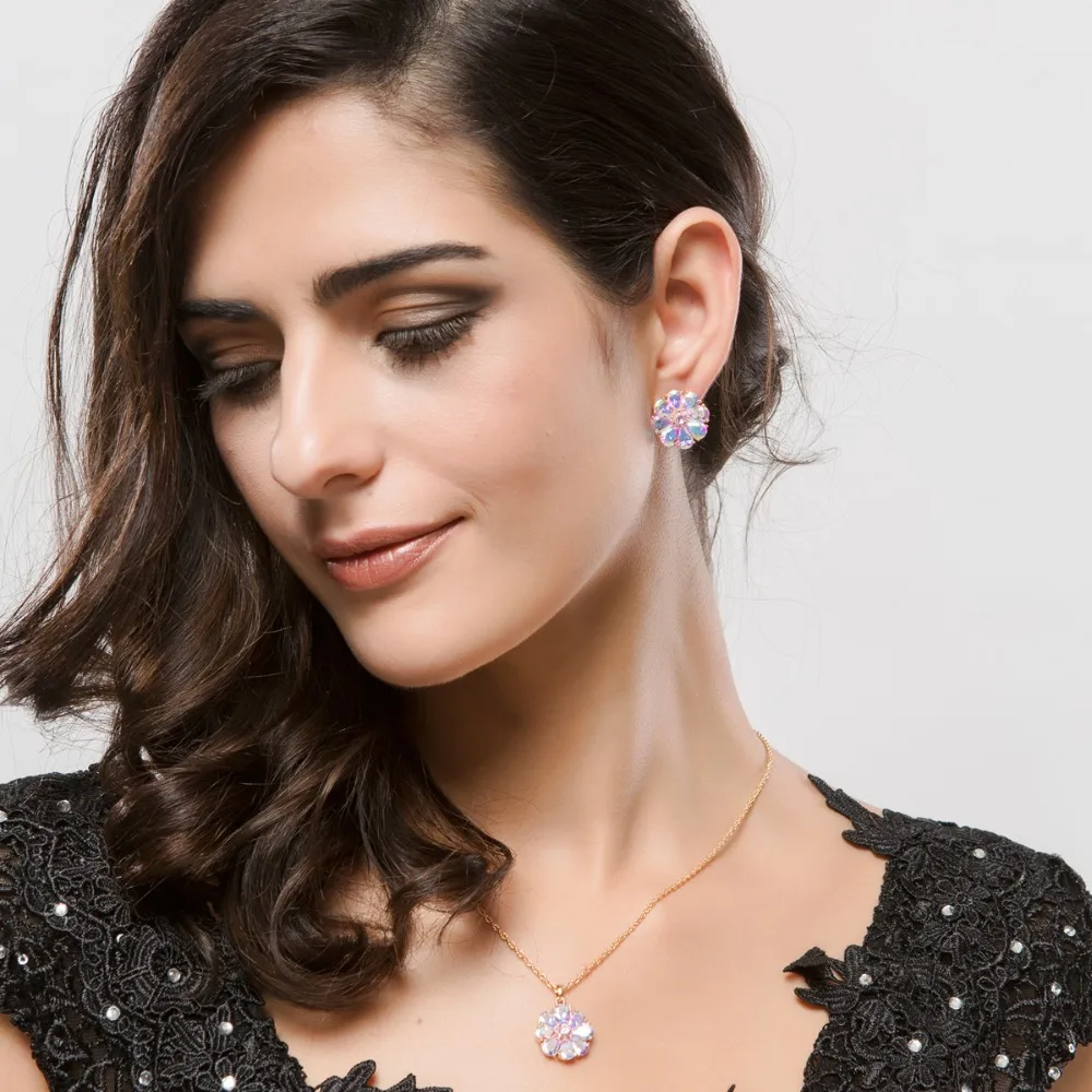 ANNGILL Brand Unique Flower Cubic Zirconia Necklaces &Pendants Champagne Gold Color Chain Fashion Jewelry For Women Top Quality
ANNGILL Brand Unique Flower Cubic Zirconia Necklaces &Pendants Champagne Gold Color Chain Fashion Jewelry For Women Top Quality