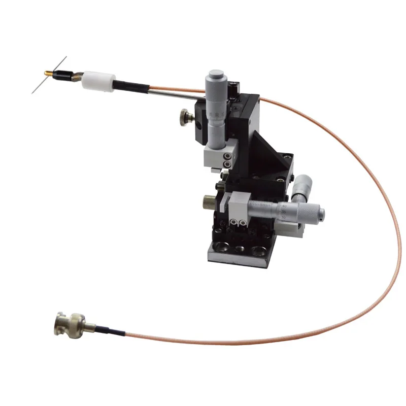 Precision manual fine-tuning 3D probe adjustment seat, semiconductor chip contact test wafer test probe station, accuracy: 5um
Precision manual fine-tuning 3D probe adjustment seat, semiconductor chip contact test wafer test probe station, accuracy: 5um
