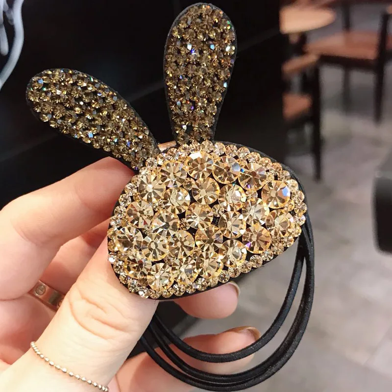 10pcs Fashion Luxury Rhinestone Rabbit Hair Ties Solid Bunny Elastic Hair Bands Princess Headwear Boutique Hair Accessories
10pcs Fashion Luxury Rhinestone Rabbit Hair Ties Solid Bunny Elastic Hair Bands Princess Headwear Boutique Hair Accessories