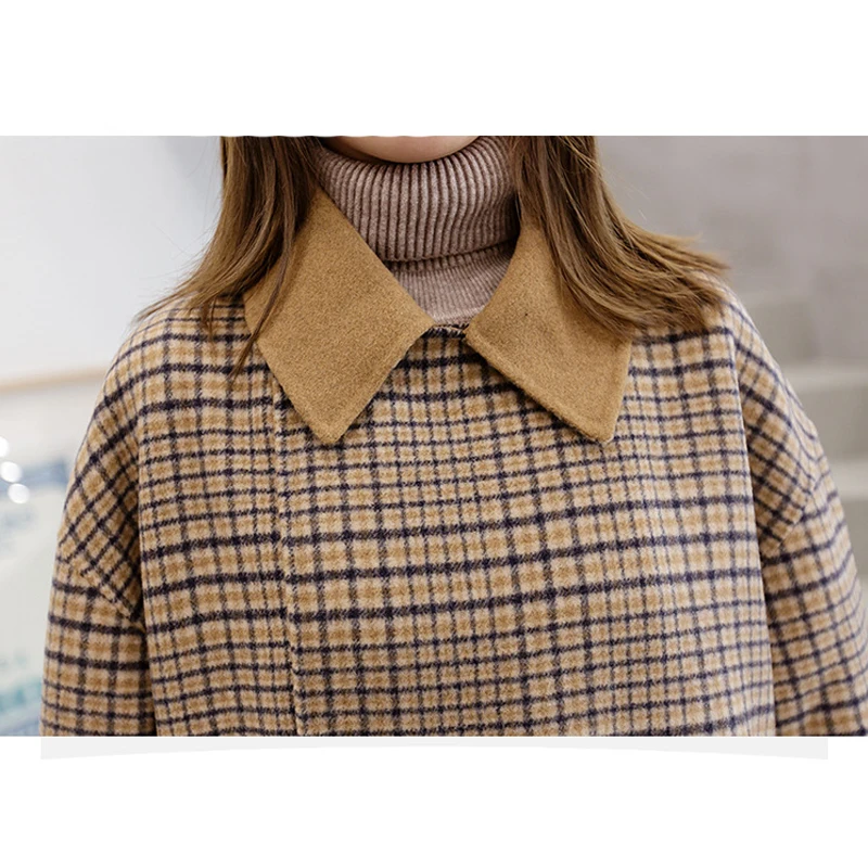 Long Sleeve Winter Wool Coat Women Europe Style Large Size Casaco Feminino Ladies Autumn New Slim Long Woolen Coats
Long Sleeve Winter Wool Coat Women Europe Style Large Size Casaco Feminino Ladies Autumn New Slim Long Woolen Coats