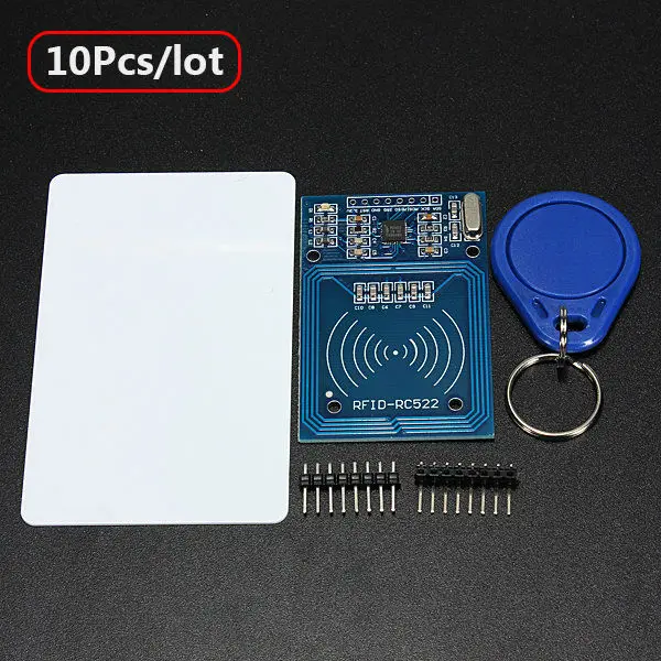 10Pcs/lot MFRC-522 RC522 RFID RF IC card inductive module with free S50 Fudan card key chain Free Shipping
10Pcs/lot MFRC-522 RC522 RFID RF IC card inductive module with free S50 Fudan card key chain Free Shipping
