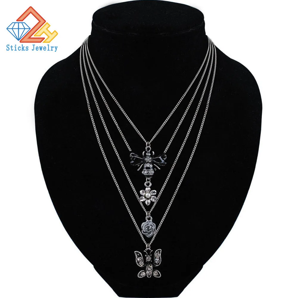 Choker Necklace for Women Multi Layer Vintage Pearl Flower Cute Enamel Rhinestone Animal Bee
Choker Necklace for Women Multi Layer Vintage Pearl Flower Cute Enamel Rhinestone Animal Bee