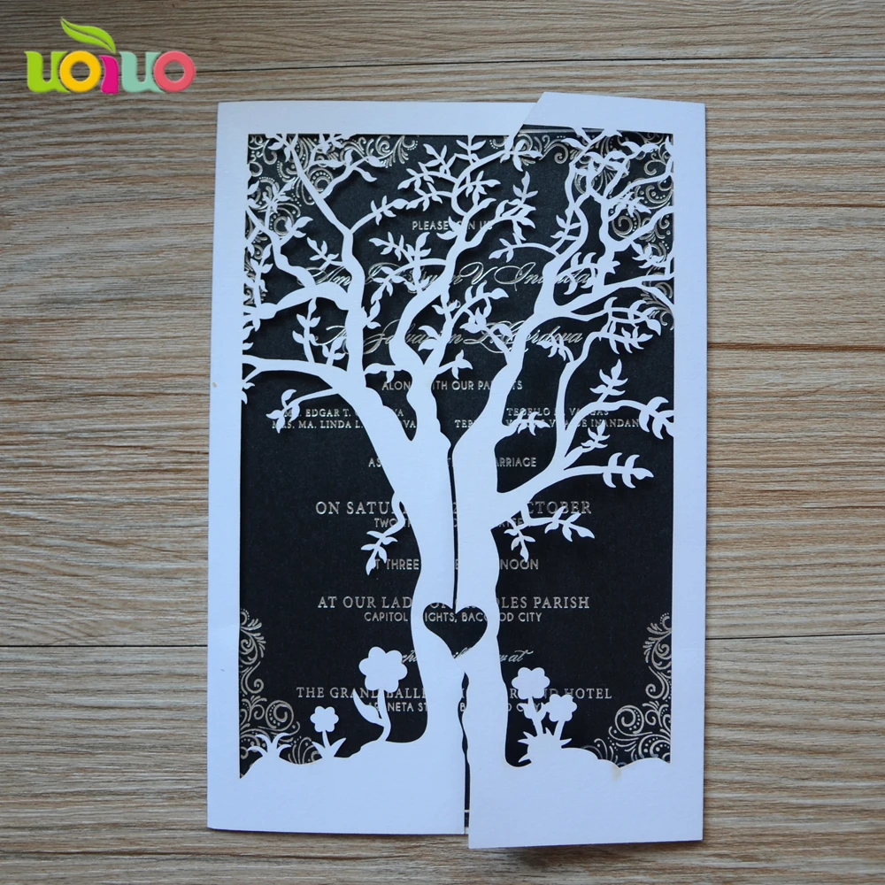 2018 your best choice! wedding supplier laser cut unique luxurious tree shape blank wedding invitation card
2018 your best choice! wedding supplier laser cut unique luxurious tree shape blank wedding invitation card