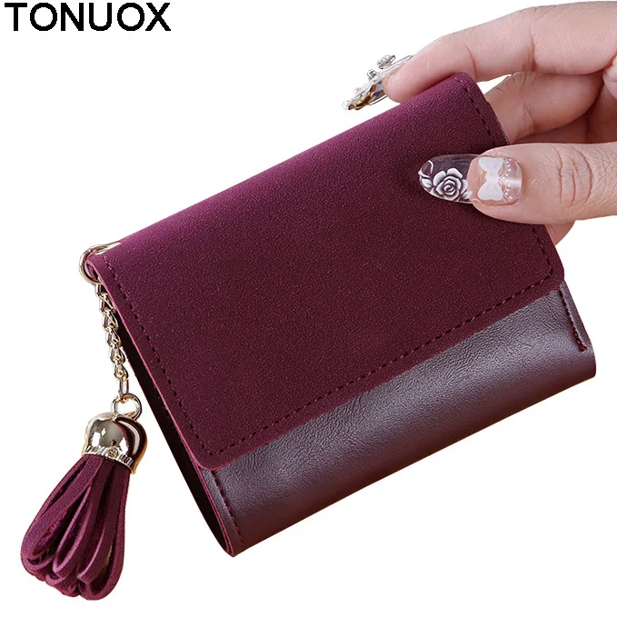 TONUOX Women Purses Short Lady Wallets Tassels Girls Purse Pocket Money Bag Cards ID Holder Good Quality Female Wallet Notecase
TONUOX Women Purses Short Lady Wallets Tassels Girls Purse Pocket Money Bag Cards ID Holder Good Quality Female Wallet Notecase