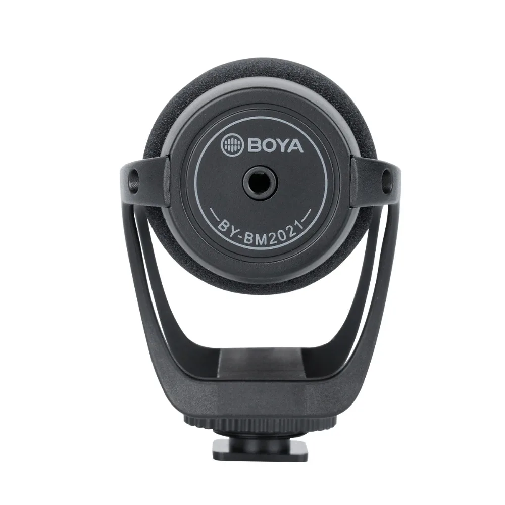 BOYA BY-BM2021 кардиоидный микрофон для камеры Canon Nikon DSLR камкордер телефонный с 3 5 мм TRRS
