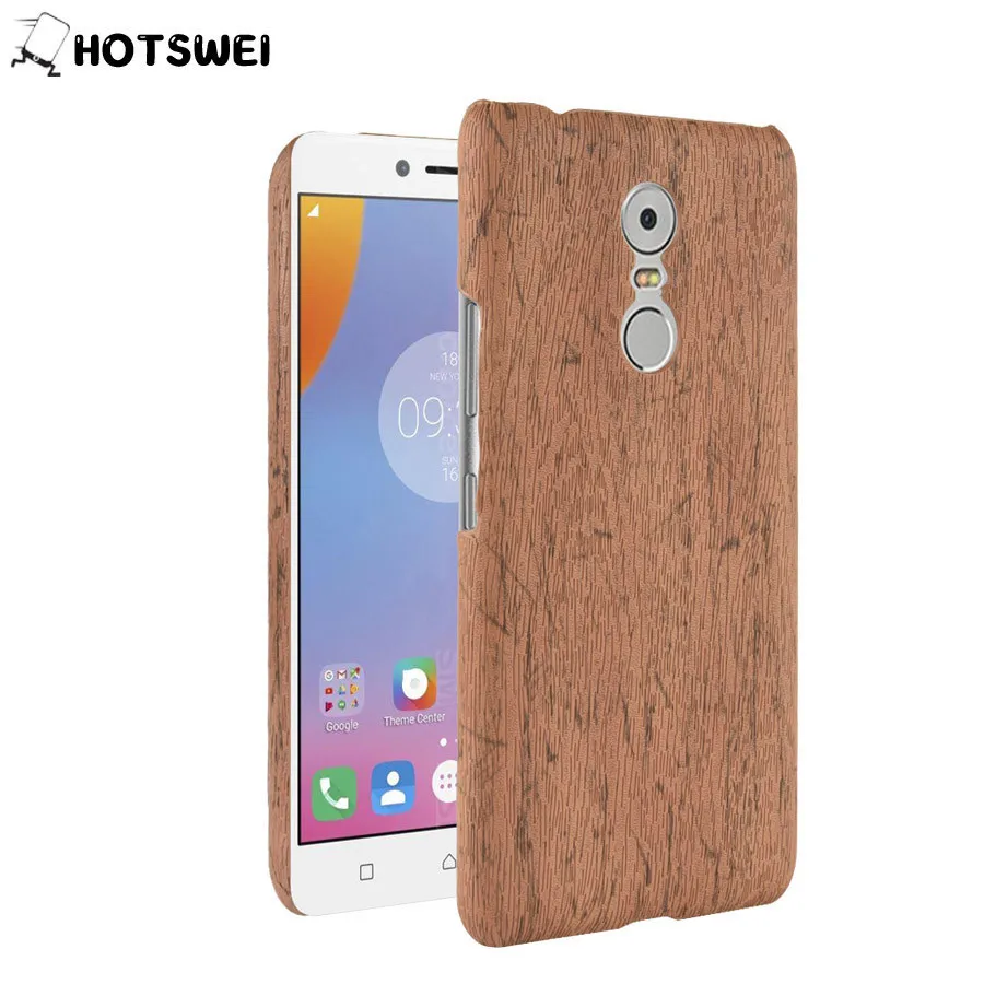 Фото HOTSWEI для Lenovo K6 NOTE чехол 5 "тонкий деревянный ПК Пластиковый жесткий защитный Note