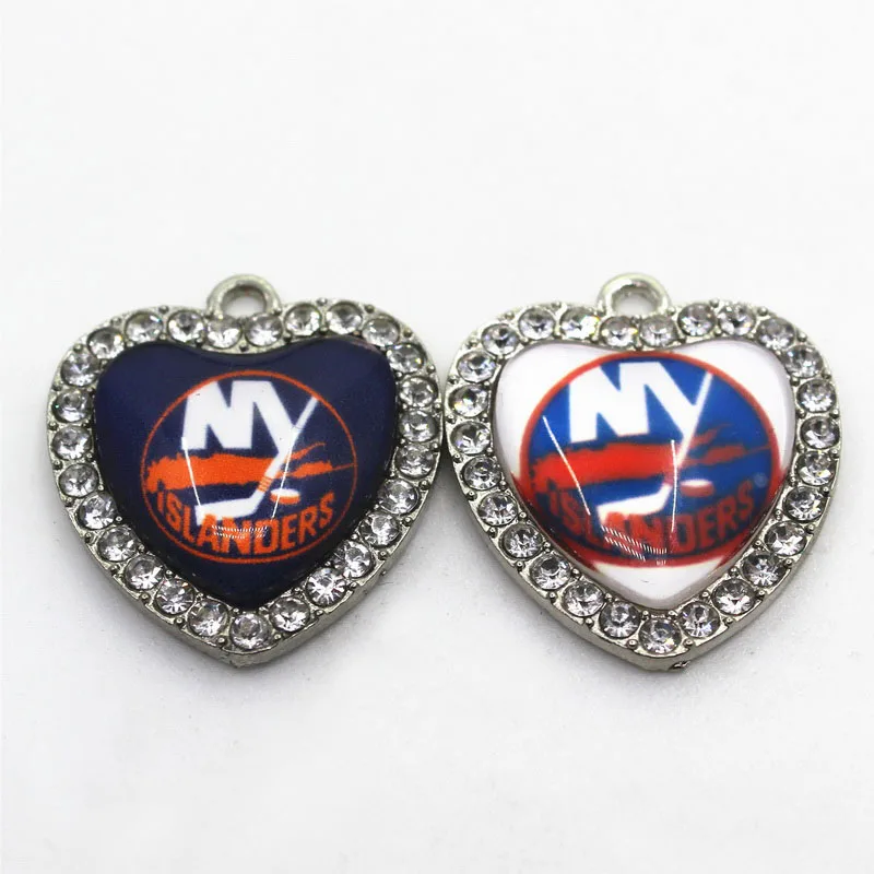 Ice Hockey Team Islanders Crystal Heart 10pcs Dangle Charms DIY Jewelry Accessory Hanging Floating Ice Hockey Sports Charms
Ice Hockey Team Islanders Crystal Heart 10pcs Dangle Charms DIY Jewelry Accessory Hanging Floating Ice Hockey Sports Charms