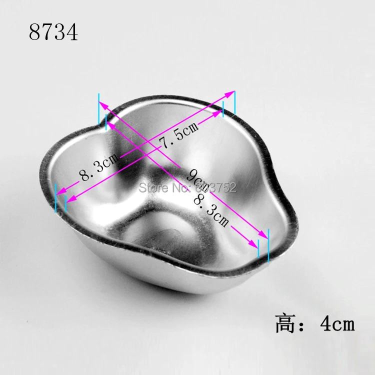 BAKEST 50pcs per lot 3d Aluminum Alloy Pear Shaped Cake Baking Mold DIY Bakeware Tools