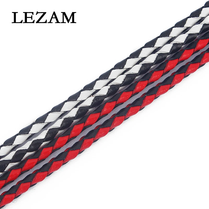 1meter 3mm Genuine Leather Cord Bolo Braided Weaved Thread Round Cord For Necklace Bracelet Jewelry Making Material
1meter 3mm Genuine Leather Cord Bolo Braided Weaved Thread Round Cord For Necklace Bracelet Jewelry Making Material