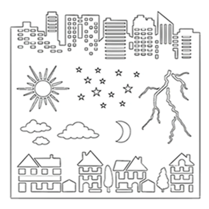 Eagles City Daytime Pattern Plastic Spray Layering Stencils For DIY Scrapbooking Photo Album Decorative Drawing Sheet
Eagles City Daytime Pattern Plastic Spray Layering Stencils For DIY Scrapbooking Photo Album Decorative Drawing Sheet