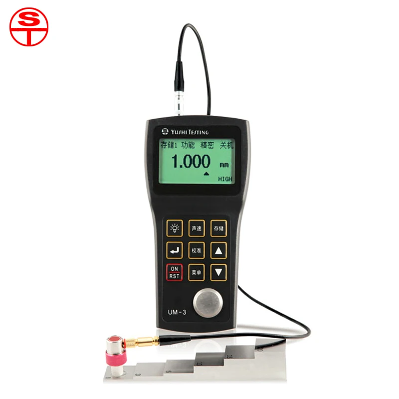 High Precision Ultrasonic Thickness Gauge With 0.001mm Resolution,Measuring Ultra Thin Sample Low As 0.15mm UM-3
High Precision Ultrasonic Thickness Gauge With 0.001mm Resolution,Measuring Ultra Thin Sample Low As 0.15mm UM-3