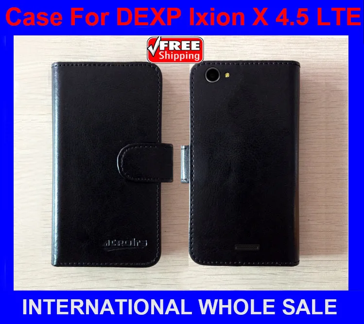 Лидер продаж! Чехол DEXP Ixion X 4 5 LTE новинка 2016 заводская цена кожаный чехол-книжка