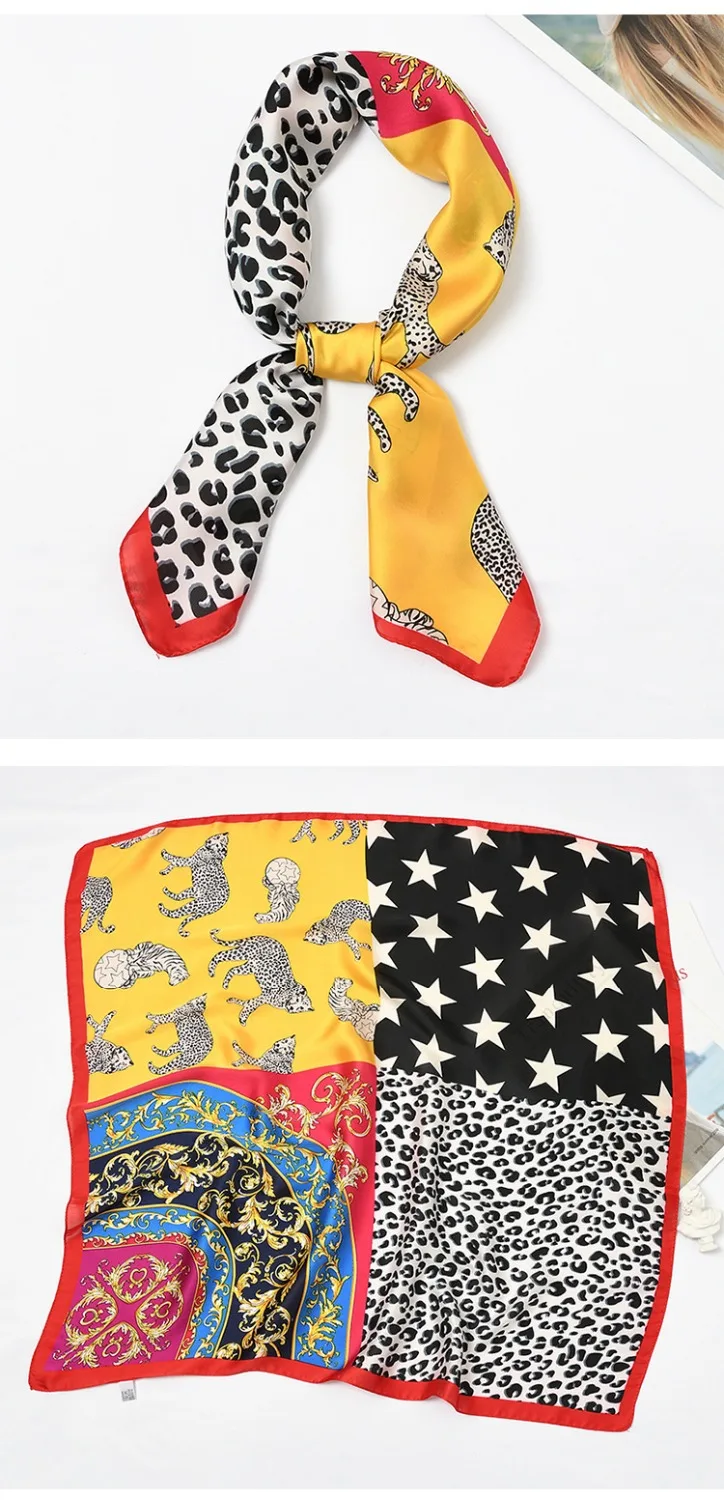 Yishine 70*70 CM New Silk Scarf Traditional Pattern Printed Women Shawl Satin Small Squares Head Bag Decorative Scarves
Yishine 70*70 CM New Silk Scarf Traditional Pattern Printed Women Shawl Satin Small Squares Head Bag Decorative Scarves
