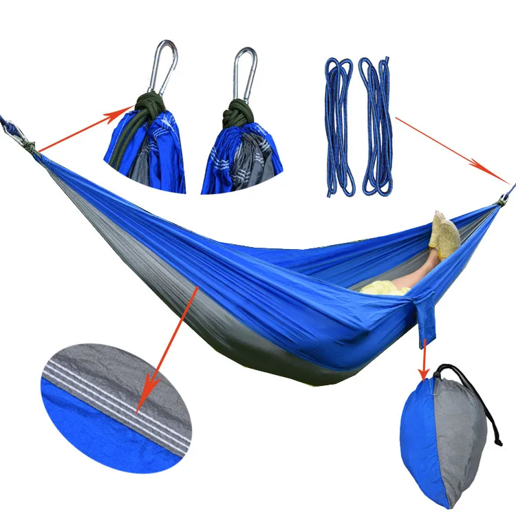 2017 2 people Hammock Camping Survival garden hunting travel Double Person Portable Parachute outdoor furniture sleeping bag
2017 2 people Hammock Camping Survival garden hunting travel Double Person Portable Parachute outdoor furniture sleeping bag