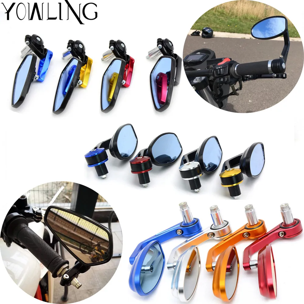 Black ABS Plastic+Aluminum Motorcycle Accessories 3' Round 7/8' Handle Bar End Side Mirrors Rearview Mirrors For Honda
Black ABS Plastic+Aluminum Motorcycle Accessories 3' Round 7/8' Handle Bar End Side Mirrors Rearview Mirrors For Honda