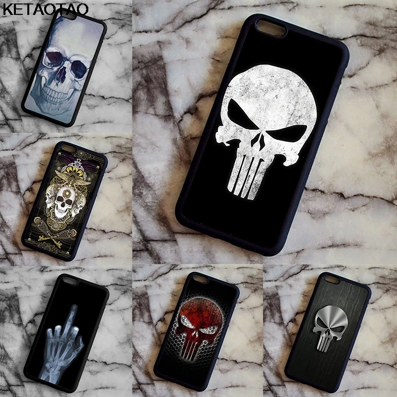 KETAOTAO Каратель Череп Логотип чехлы для телефонов Samsung S3 S4 S5 S6 S7 S8 S9 NOTE 4 5 7 8 Чехол
