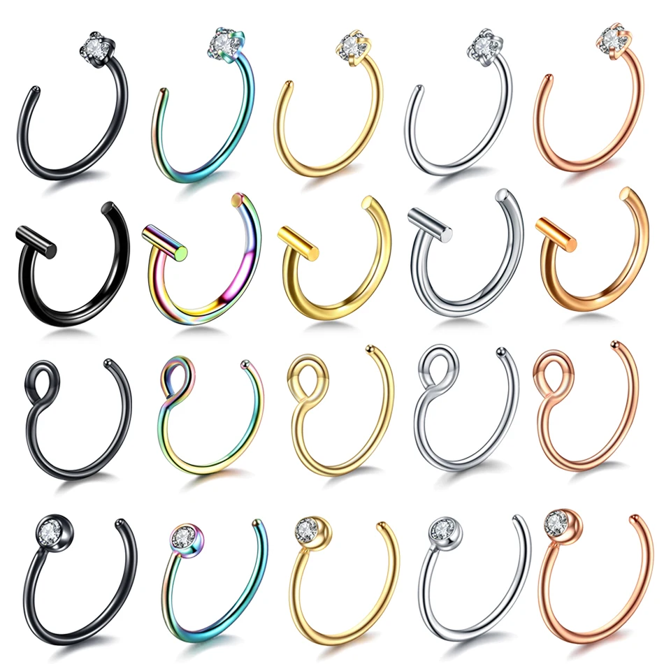 1PC Steel 20G Gold Faux Nose Rings Fake Septum Piercings Nostril Piercing Fake Clip on Earrings Oreja Labret Piercings Jewelry
1PC Steel 20G Gold Faux Nose Rings Fake Septum Piercings Nostril Piercing Fake Clip on Earrings Oreja Labret Piercings Jewelry