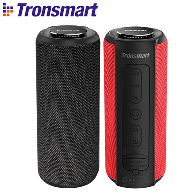 Tronsmart T6 плюс Bluetooth Динамик 40 Вт Портативный глубокий бас звуковая панель IPX6