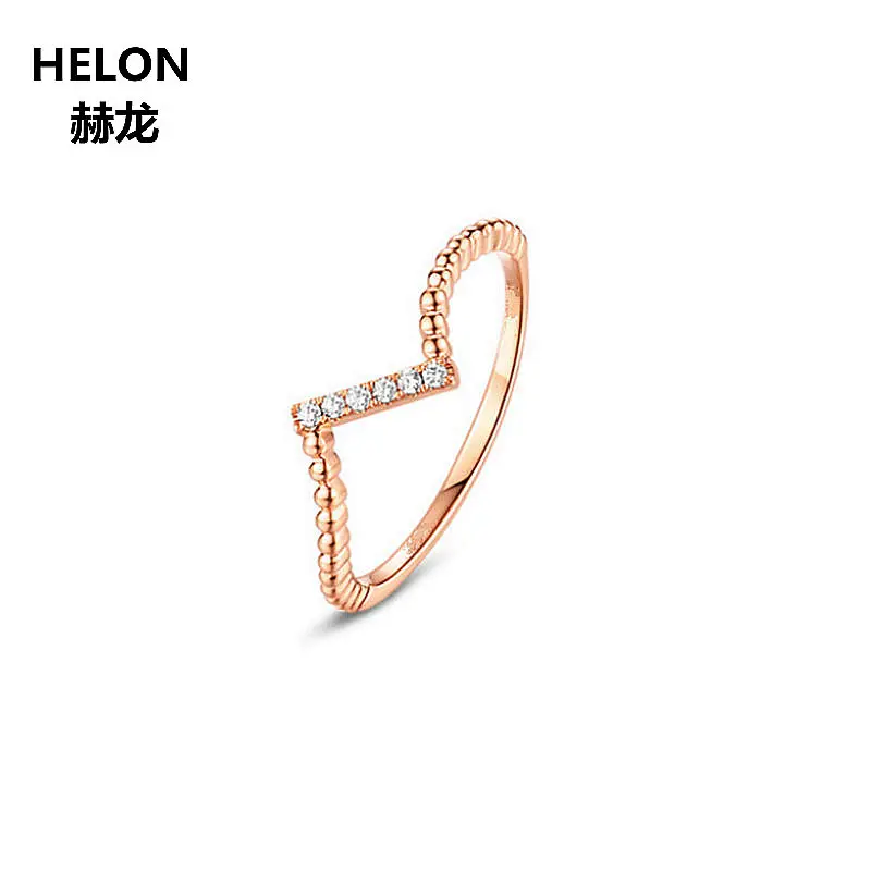 Solid 14k Rose Gold Engagement Wedding Ring SI/H Natural Diamonds Women Band Fine Jewelry
Solid 14k Rose Gold Engagement Wedding Ring SI/H Natural Diamonds Women Band Fine Jewelry