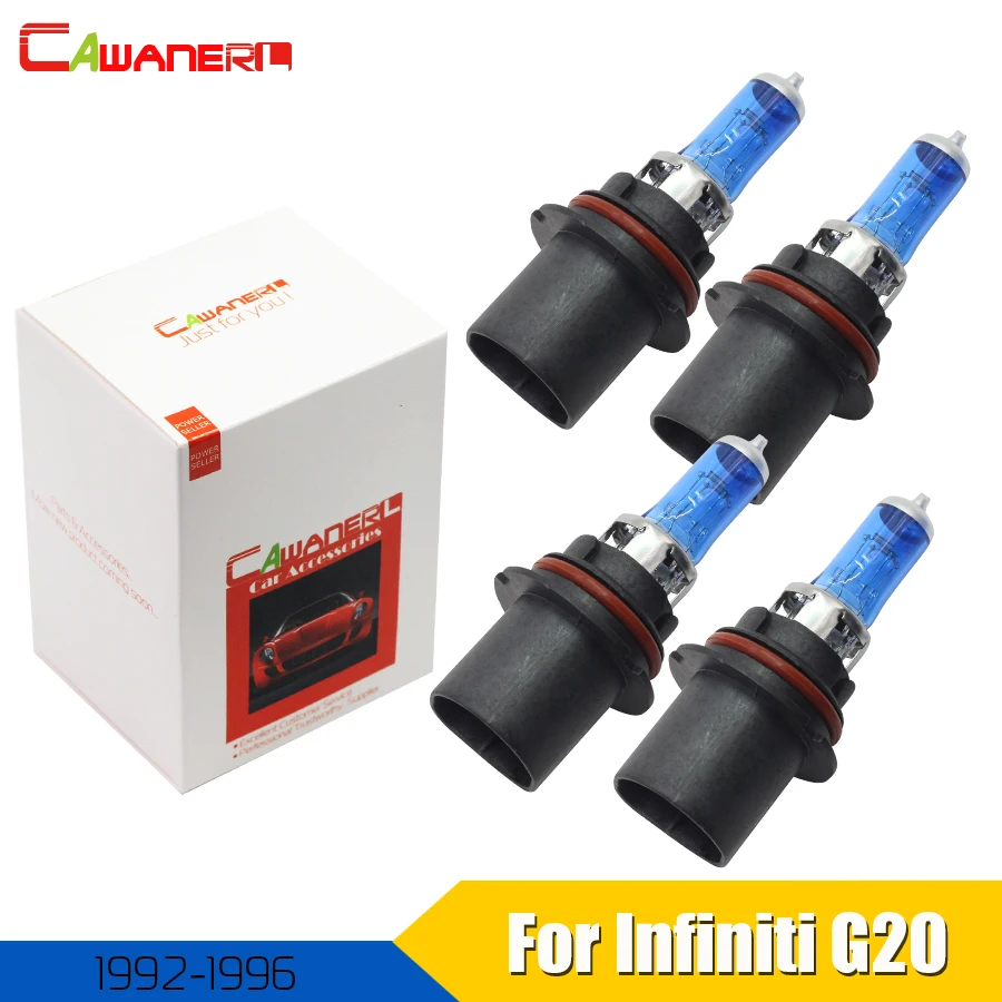 Cawanerl 2 Pair 100W 12V 4300K Halogen Bulb For Infiniti G20 1992 1993 1994 1995 1996 Car Light Source Headlight Hi / Lo Beam
Cawanerl 2 Pair 100W 12V 4300K Halogen Bulb For Infiniti G20 1992 1993 1994 1995 1996 Car Light Source Headlight Hi / Lo Beam