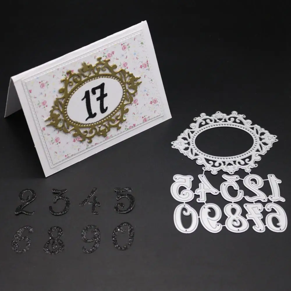 AZSG Digital Combination Cutting Dies For DIY Scrapbooking Card Making Decorative Metal Die Cutter Decoration
AZSG Digital Combination Cutting Dies For DIY Scrapbooking Card Making Decorative Metal Die Cutter Decoration