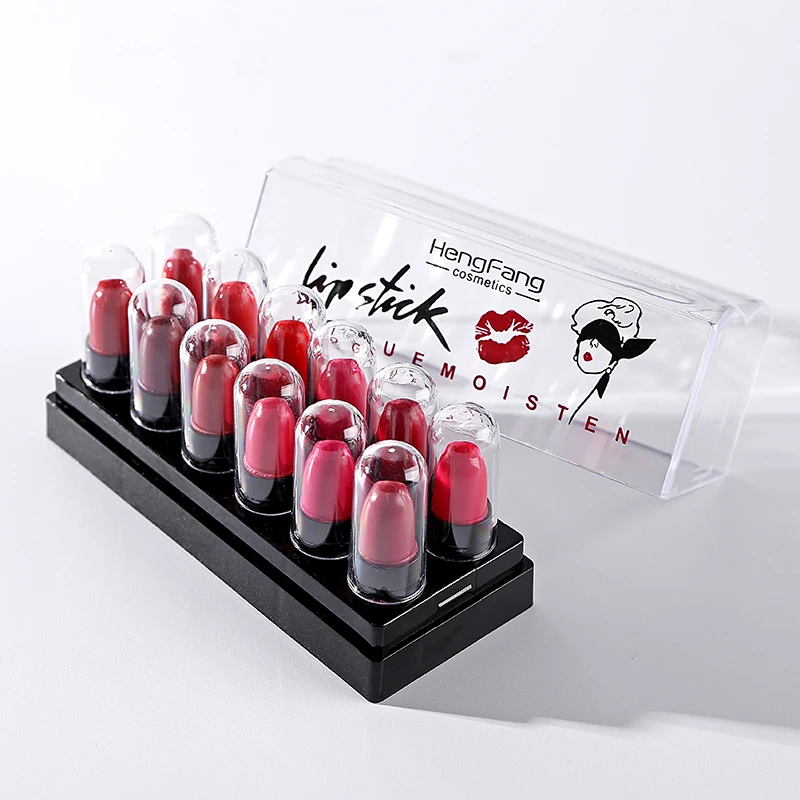 12 цветов/набор матовая губная помада hengfang 9022|lipstick makeup|matte lipstick lipmatte |