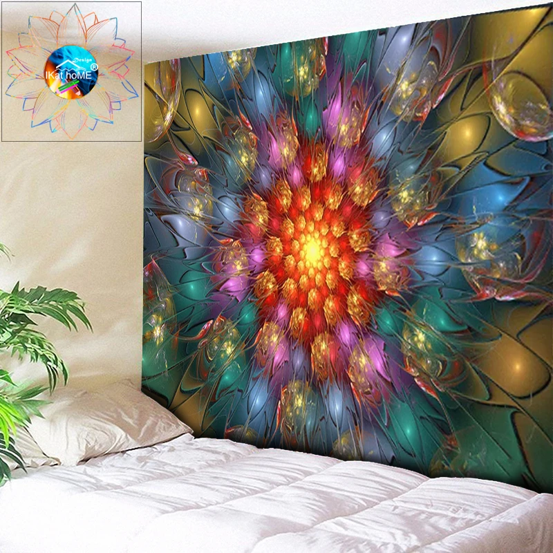 Kaleidoscope Indian Mandala Tapestry Wall Hanging Hippie Boho Decor Psychedelic Tapestry Wall Cloth Wandtapijt Yoga Wall Cloth
Kaleidoscope Indian Mandala Tapestry Wall Hanging Hippie Boho Decor Psychedelic Tapestry Wall Cloth Wandtapijt Yoga Wall Cloth