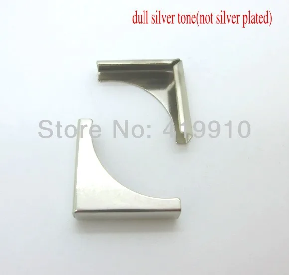 100PCs Silver Tone Book Scrapbooking Albums Menus Folders Corner Protectors 28x20mm M01280
100PCs Silver Tone Book Scrapbooking Albums Menus Folders Corner Protectors 28x20mm M01280