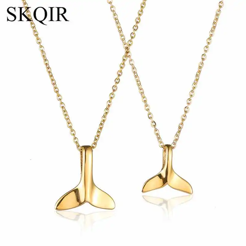 SKQIR New Mermaid Tail Necklace Steel Chain Nice Fish Tails Dangle Choker foe Women Girls Jewelry Making Women's Day Gift
SKQIR New Mermaid Tail Necklace Steel Chain Nice Fish Tails Dangle Choker foe Women Girls Jewelry Making Women's Day Gift