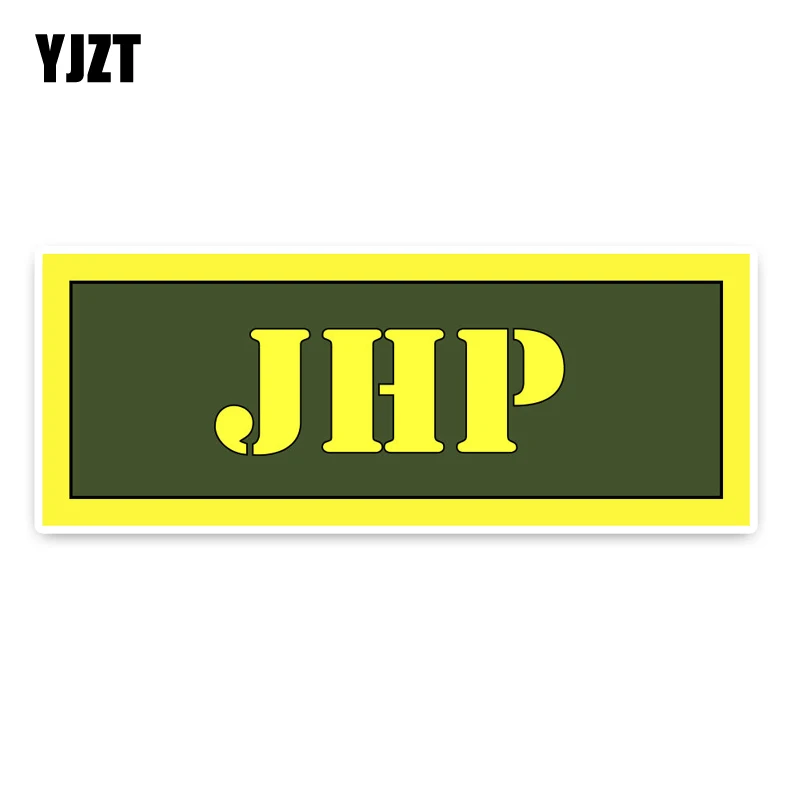 YJZT 13.5CM*5.1CM Creative JHP Ammo Decal PVC Vinyl Car Sticker Motorcycle Car-styling 5-0092
YJZT 13.5CM*5.1CM Creative JHP Ammo Decal PVC Vinyl Car Sticker Motorcycle Car-styling 5-0092