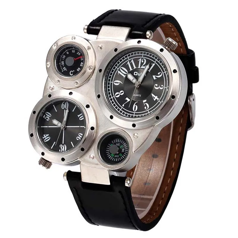 Fashion Multi-Function Watch Oulm Men Casual Leather Strap Male Quartz-Watch Top Brand Luxury Sport Wristwatch relojes hombre
Fashion Multi-Function Watch Oulm Men Casual Leather Strap Male Quartz-Watch Top Brand Luxury Sport Wristwatch relojes hombre